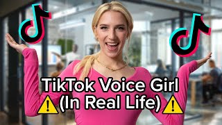 We Hired The TikTok Voice Girl