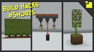Minecraft Build Hacks - 1.17 Decoration Ideas!! #Shorts