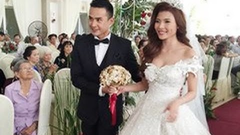 Lương Thế Thành, Thúy Diễm rạng rỡ trong tiệc cưới ở quê nhà(tin tuc sao viet)