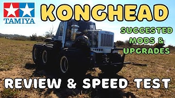 Tamiya G6-01 Konghead Review, Mods and Speed Test with 4000kv Brushless