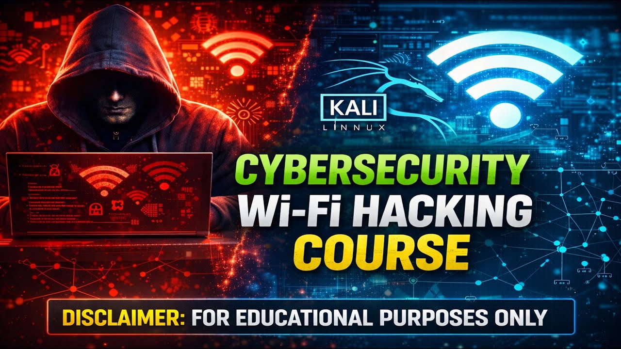 Cybersecurity WiFi Hacking Course in Kali Linux | Ethical Hacking for ...