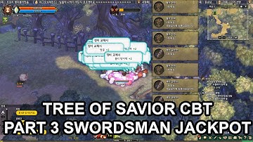 Tree of Savior Online CBT 60FPS Part 3 Quests & Jackpot