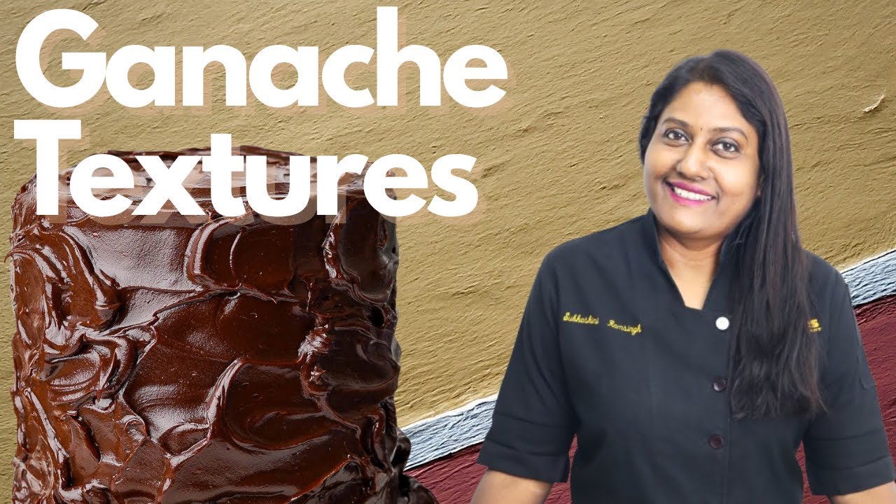Ganache Textures #chocolateganache #texturedcake #cakedecorating #bakingtutorial #fondbites