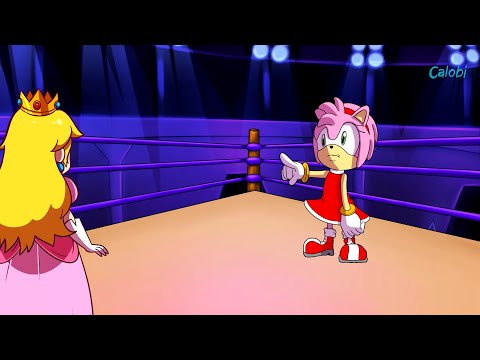 Amy Rose vs Princess Peach - Cartoon Rap Battles