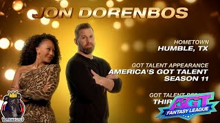 Jon Dorenbos Intro Qualifiers Week 1 | America's Got Talent Fantasy League 2024