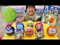 [新商品!]アンパンマンバスボムをやったよ！　なのキッズ　アンパンマン　バイキンマン　パンタン　ドキンちゃん　コキンちゃん　メロンパンナちゃん　バスボム　お風呂　遊び　子ども　楽しい　おもちゃ　映画