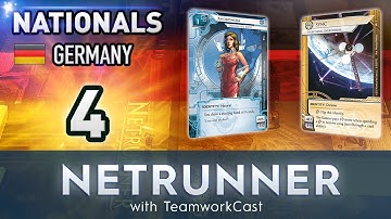 German Nationals 2016 - #4 - Wonder of Walldürn - Netrunner with TeamworkCast