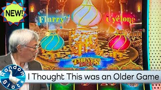 Treasures of the Lamp Thieves Den Slot Machine