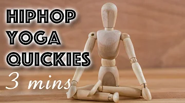 3 min HipHop yoga music boost | for Yoga Quickies / HipHop music for yoga