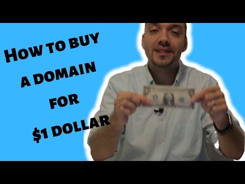 How to buy your own domain for $1 dollar