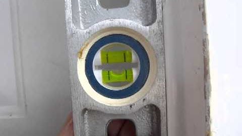 Is your level plumb?