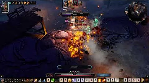Divinity Original Sin II - Tactician Solo No Lone Wolf Battlemage - Mordus Fight, Level 11