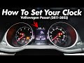 How to Change The Clock in a 2011-2022 Volkswagen Passat