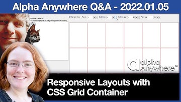Responsive Layouts with CSS Grid Container 2022 Jan 05