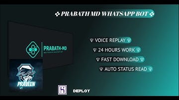 How to create prabath md New Version 2.0.5 whatsapp bot || deploy HEROKU