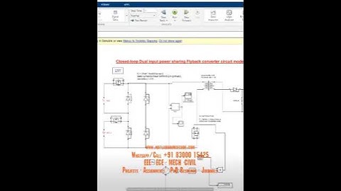 Closed loop dual input source DC DC Flyback converter