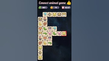 So Cute Connect animal gameplay!#shotrs #connectanimal #puzzle  #mobilegame #shortvideo
