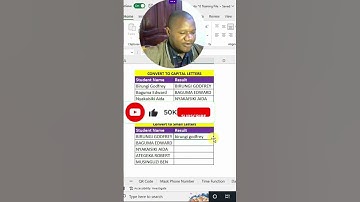 How to Change Case in Excel: Small Letters to Capital Letters & Vice Versa