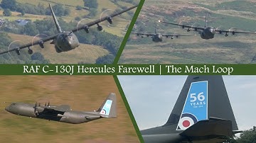 RAF C-130J Hercules Farewell | The Mach Loop