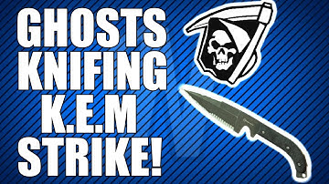 COD Ghosts: Throwing Knife/Knife Only KEM Strike! (Ghosts Knife KEM Strike)