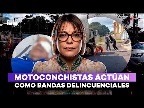 MOTOCONCHISTAS ACTÚAN COMO BANDAS DELINCUENCIALES - JULIETA TEJADA
