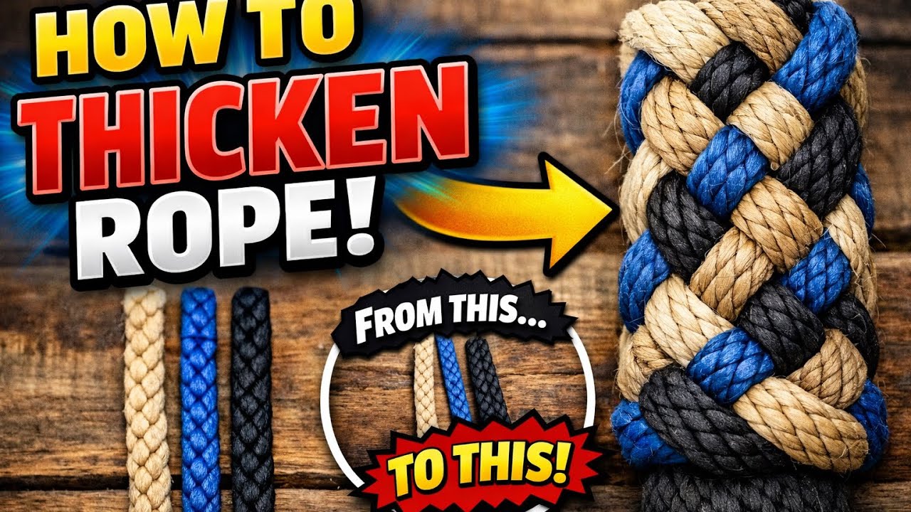 Twisting Rope Together How to twist two ropes together - YouTube