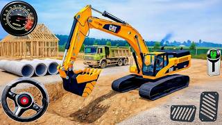 City Construction Simulator 3D - City Road Builder Excavator Trucks - Android Gameplay screenshot 2