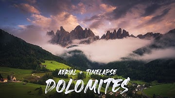 Dolomites Timelapse & Aerial | Nature In Motion | 4K UHD