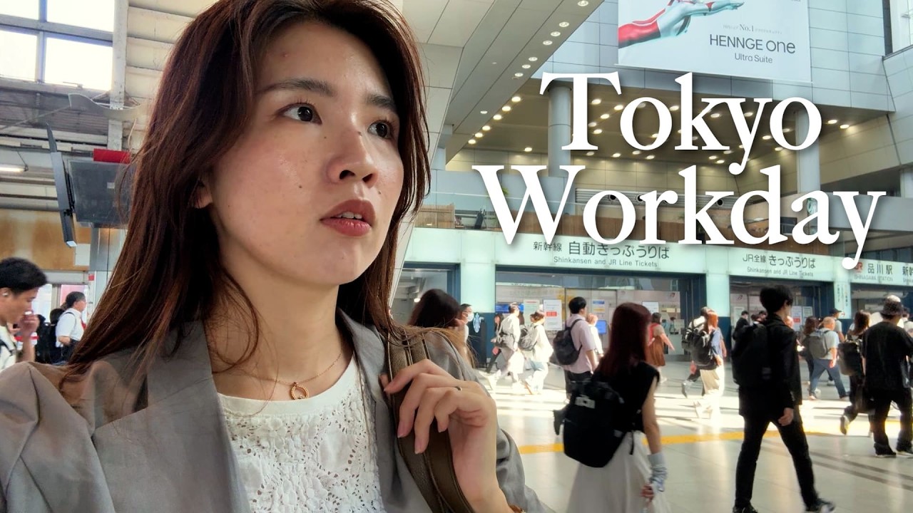 Working in Tokyo at 26 🇯🇵 | My Workday Routine, Rush-Hour Commute & a Cozy Night at Home