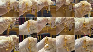 Gold earrings designs daily wear/gold hanging earring design daily use/daily wear gold hoop earrings