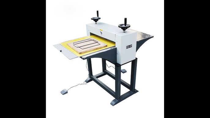  VEVOR Leather Cutting Machine Double Guiding Shaft Leather  Embossing Machine with 260x120mm Upper Platen Max 10 mm Leather Die Cutter  Suitable for Photo Paper PVC/EVA Sheet