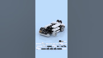 LEGO Porsche 911 🏎️🧱 Microscale Supercar for Speed Lovers! 💨✨ #lego