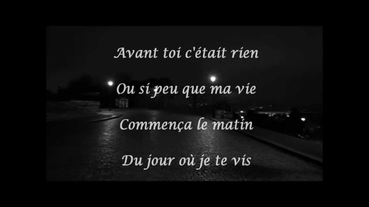 Calogero Avant toi (LYRICS) YouTube Calogero Avant toi (LYRICS) YouTube