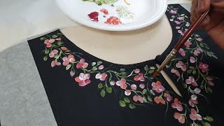 Fabric Painting On Stitched Kurti Free Hand Fabric Painting Part One Youtube Fabric Painting On Stitched Kurti Free Hand Fabric Painting Part One Youtube