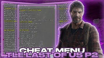 **Undetected** Cheat Menu - The Last Of Us Part 2 | Best Cheat For The Last | Many Functions | FREE