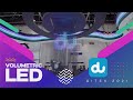 Multidimensional volumetric modular led display  du gitex 2021  powered by human