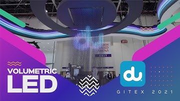 Multidimensional Volumetric Modular LED Display | du GITEX 2021 | Powered by Human