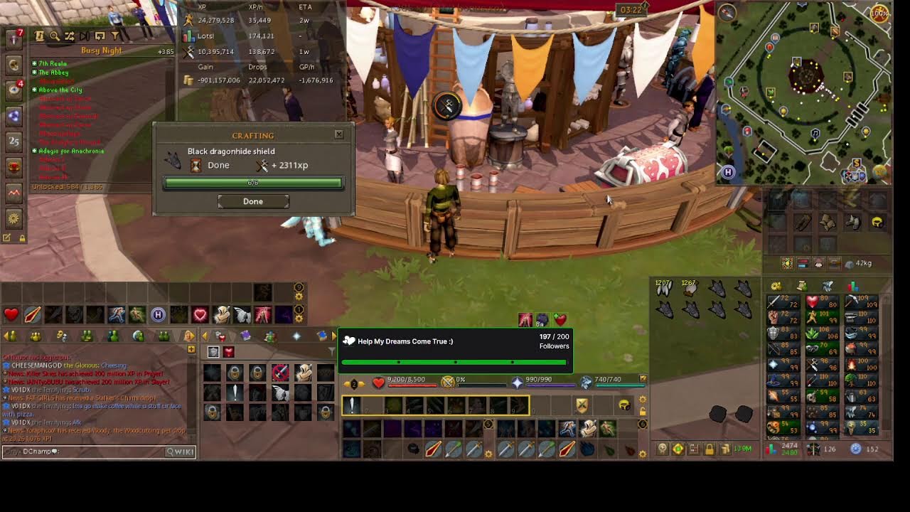 RuneScape Livestream. Come Chill and Watch