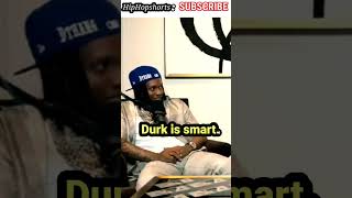 The reason why DURK is one of the smartest gangsta rappers 😭💯 #lildurk #kingvon #6ix9ine