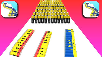 Battery Run, Count Master, Jelly Run ​-All Levels Gameplay Android,ios Relaxing Max Update Video 999