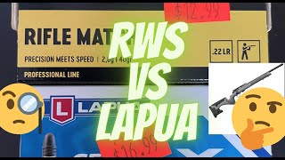 RWS Rifle Match vs Lapua Center-X  in CZ 457 @50 and 100 yards