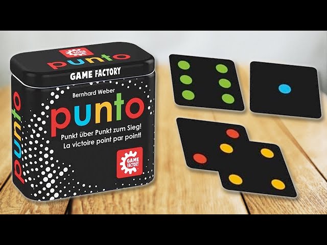 PUNTO - Spielregeln TV (Spielanleitung Deutsch) - GAME FACTORY MINI  KARTENSPIEL 