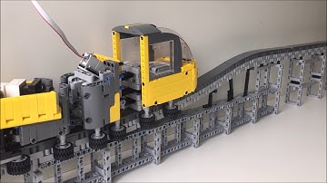 Lego Mindstorms EV3 Monorail - Up/Down Slope V2.1 - SUCCESS