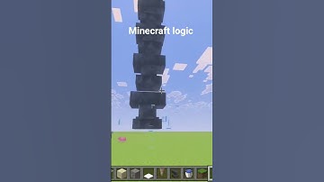 Minecraft logic #minecraft #gaming #shorts