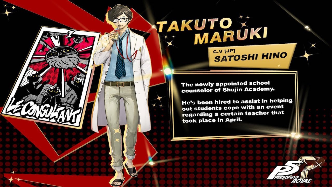 Persona 5 Royal - Takuto Maruki, the Councillor, Confidant Abilities and  Guide ‒ SAMURAI GAMERS