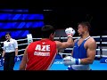 R64 75kg allahverdiyev murad aze vs negmatulloev shabbos tjk  iba world championships 2023