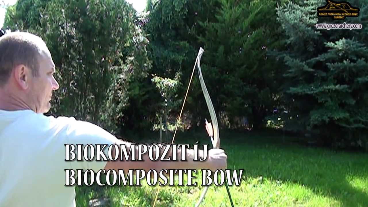 Grózer Csaba - Lövések lassított felvétellel - Bow shooting slow motion
