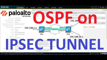 Configure OSPF on IPSec VPN Tunnel between 2 Palo Alto Firewalls