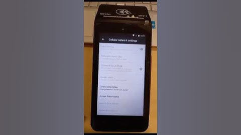 MF919 terminal - Enable Cellular Data (ensure Sim Card is setup correctly)