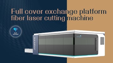 Environmetal Friendly Full Cover Exchange Platform Fiber Laser Cutting Machine Sale in Vietnam VN